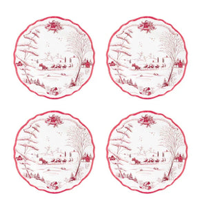 Juliska Winter Frolic Dessert/Salad Plate S/4 - Melamine