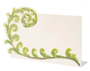 Hester & Cook Fiddlehead Fern Place Cards