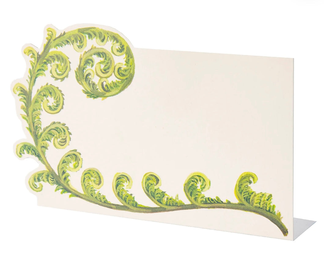 Hester & Cook Fiddlehead Fern Place Cards