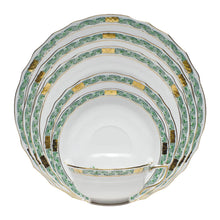 Load image into Gallery viewer, Herend Chinese Bouquet Garland Dessert Plate - Green
