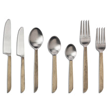 Load image into Gallery viewer, Montes Doggett - Matte Gold Stainless Flatware - Set of 7
