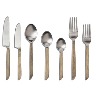 Montes Doggett - Matte Gold Stainless Flatware - Set of 7
