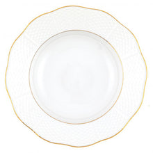 Load image into Gallery viewer, Herend Golden Edge Rim Soup Plate
