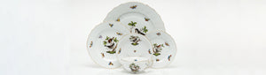 Herend Rothschild Bird Crescent Salad Plate - #1