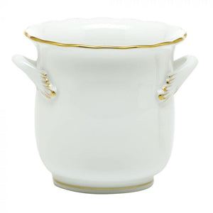 Herend Golden Edge Mini Cachepot with Handles