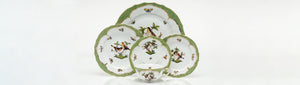 Herend Rothschild Bird Green Dessert Plate - #4