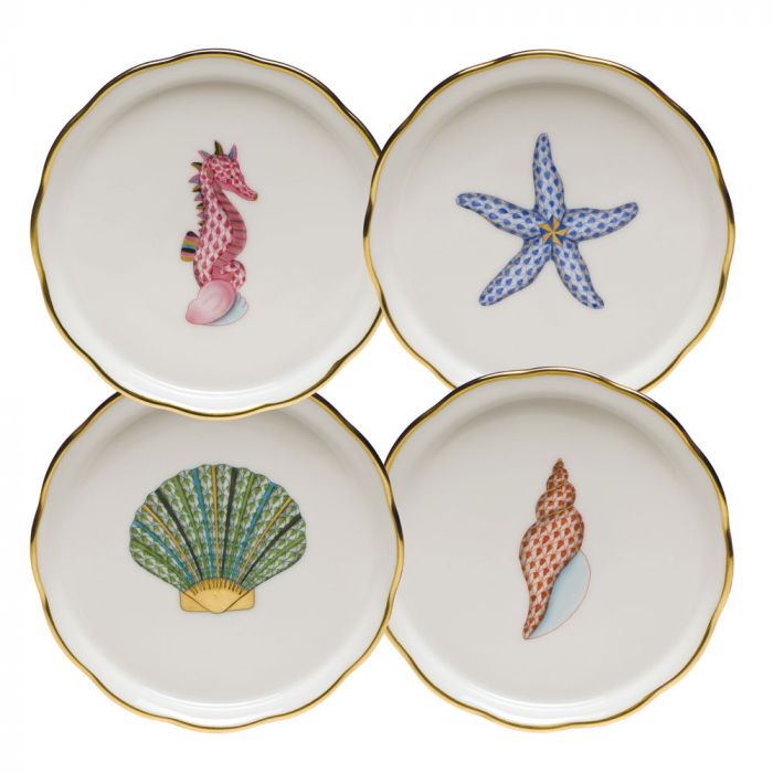 Herend Decorative Coaster - Boxed Set of 4