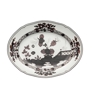 Ginori Oriente Italiano Oval Flat Platter - Albus