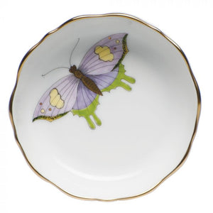 Herend Royal Garden Mini Decorative Scalloped Dish - Butterflies