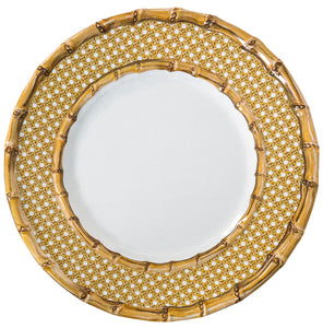 Juliska Bamboo Caning Dinner Plate- Melamine